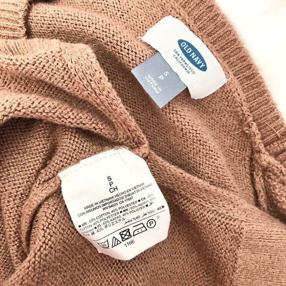 Old Navy Cotton Crewneck Tan Brown Sweater - Picture 11 of 12